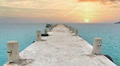 Koh Rong Bridge and Ocean
